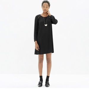 Madewell et Sezane Thelma Dress Sz 0 Black Gold